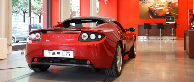Tesla Motors Munich Showroom