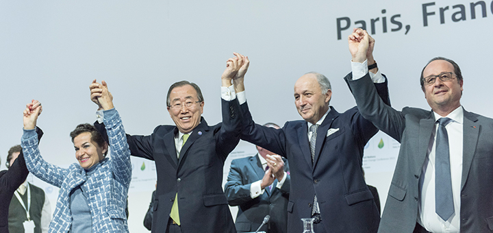 While the COP 21 agreement is not perfect, it’s a huge step forward with all states recognising that something needs to be done about climate change. (Image credit: UN Photo/ Mark Garten)